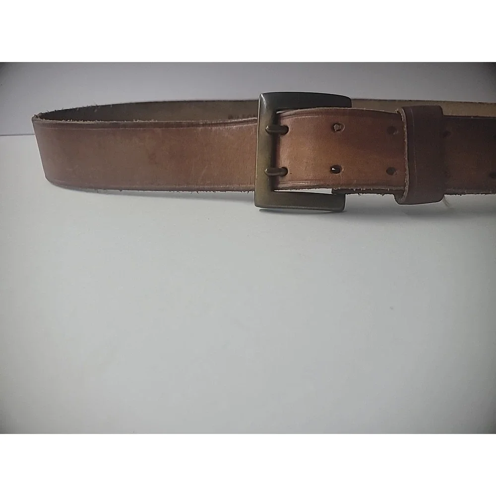 Vintage Wilsons Leather Genuine Julian Men Belt Double Prong L Large‎ 38-40 Brn